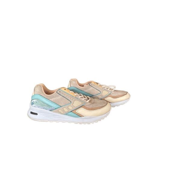 Brooks Mens Pink Dolphin Regent Cream Wave Lace Up Athletic Sneakers Size 7 main image 7